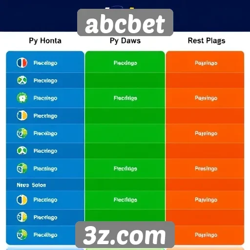 Comparativo das opções de pagamento em abcbet